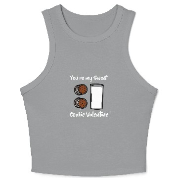 Discover You Are My Sweet Cookie Valentine Day Crop Tank Top