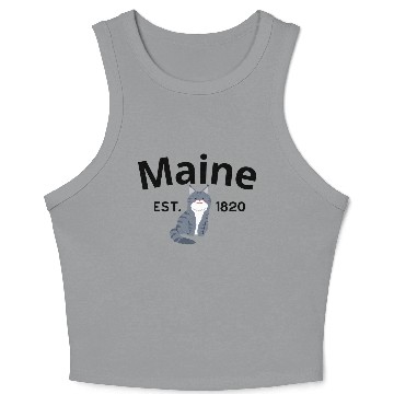 Discover Maine Crop Tank Top