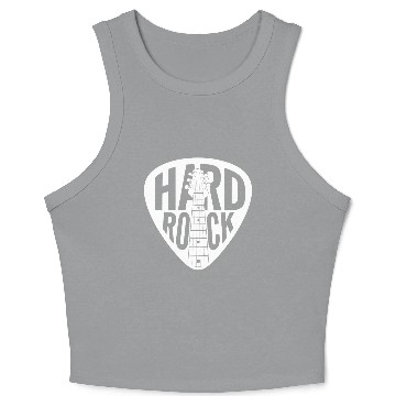 Discover Hard Rock Guitar Pick Crop Tank Top