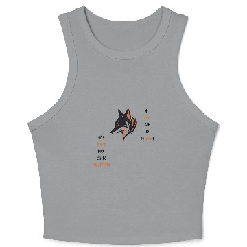 Discover A fox can be outfoxed Crop Tank Top
