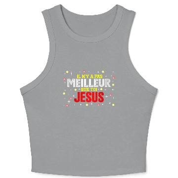 Discover JESUS IS THE BEST Crop Tank Top