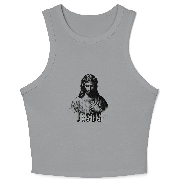 Discover Jesus, Religious clothe Crop Tank Top