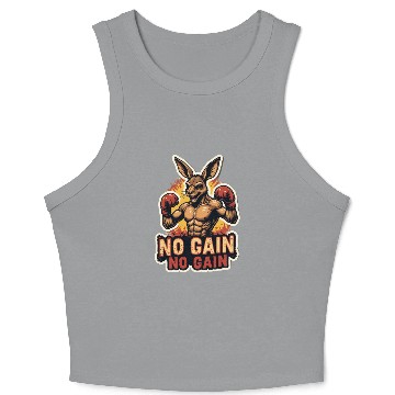 Discover Kangaroo Kickboxing Gym Crop Tank Top