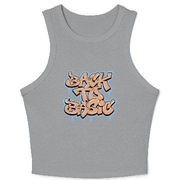 Discover Graffiti Back to Basic Crop Tank Top