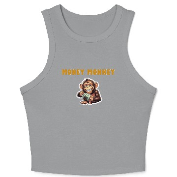Discover MONEY MONKEY Crop Tank Top