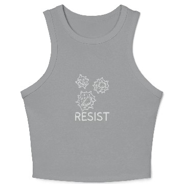 Discover Immune Cell Resist Design – Science & Activism Art Crop Tank Top