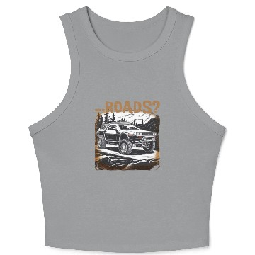 Discover Off-road Delorean Crop Tank Top