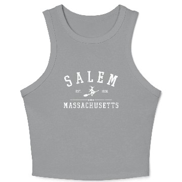 Discover Salem Massachusetts Est 1626 Crop Tank Top