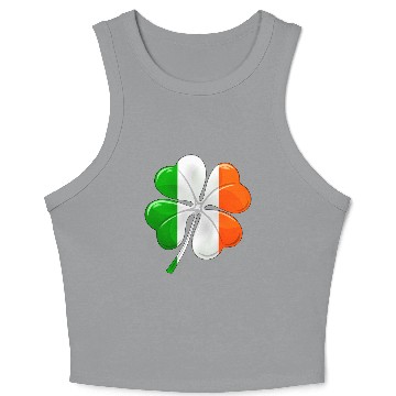 Discover Irish Flag Ireland Flag ST PATRICKS DAY Crop Tank Top