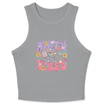 Discover Math Vibes Crop Tank Top