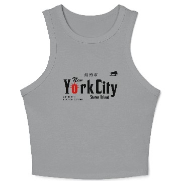 Discover New York City - Staten Island Crop Tank Top