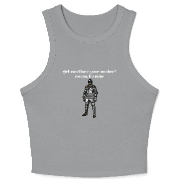 Discover Awkward Armor Guy Meme – Funny Socially Awkward Crop Tank Top