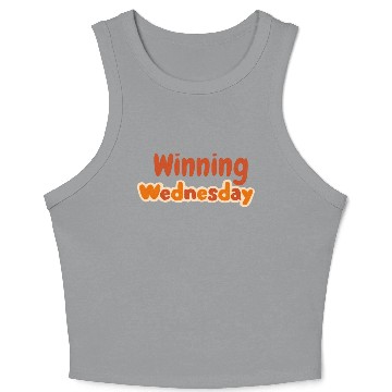 Discover Winning Wednesday Mood Crop Tank Top
