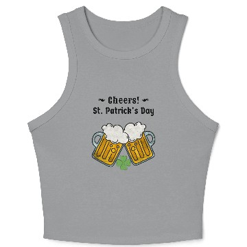 Discover CHEERS SAINT PATRIC DAY Crop Tank Top