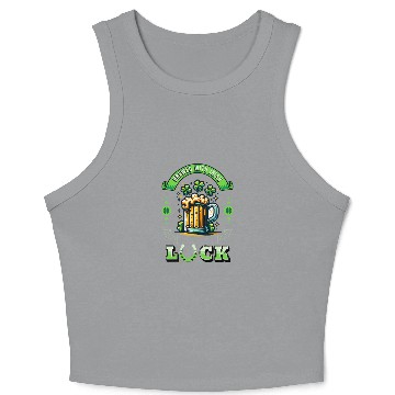 Discover St. Patrick's Beer Crop Tank Top