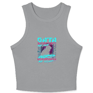 Discover Computer Linguist Word Wisperer Crop Tank Top