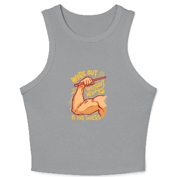 Discover Cardio Drumming Workout Without Drums Crop Tank Top