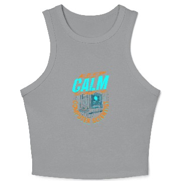 Discover Keep Calm And Trust Theoretical Computer Scientist Crop Tank Top