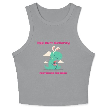 Discover Egg Hunt Securiety Protecting the Candy Crop Tank Top