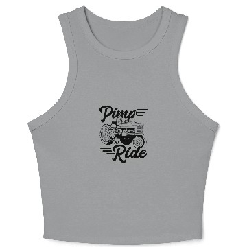Discover Tractor Tuning Farming Traktor Pimp Crop Tank Top