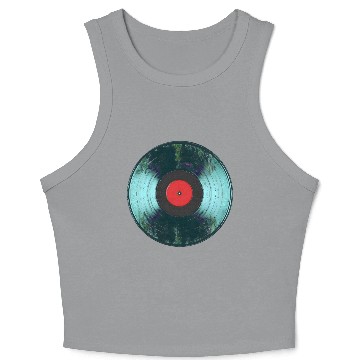 Discover vintage vinyl Crop Tank Top