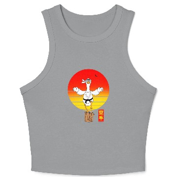Discover Karate Goose Crop Tank Top