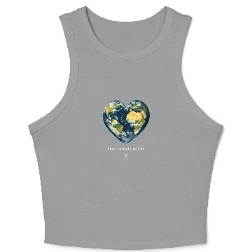Discover Keep the Heart Beating Environment Earth Earth Day Crop Tank Top