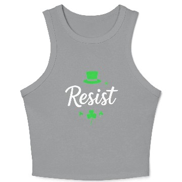 Discover Resist and Celebrate St. Patrick’s Day Crop Tank Top