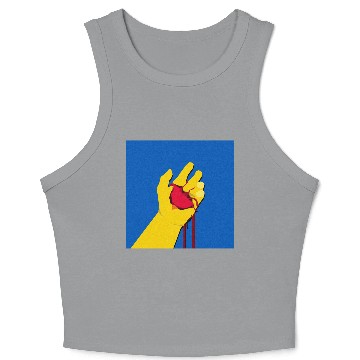 Discover Free Ukraine Illustration Crop Tank Top