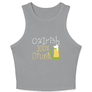 Discover Funny St Patricks Day Crop Tank Top - irish humor
