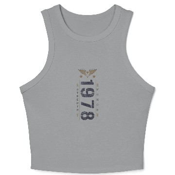 Discover Limited Edition 1978 Birthday Strength and Honor Crop Tank Top