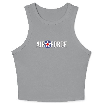 Discover AIR FORCE ROUNDEL Crop Tank Top