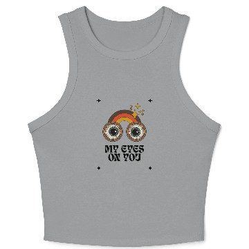 Discover My Eyes On You Crop Tank Top