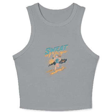 Discover Marathon Marathoner Running Crop Tank Top