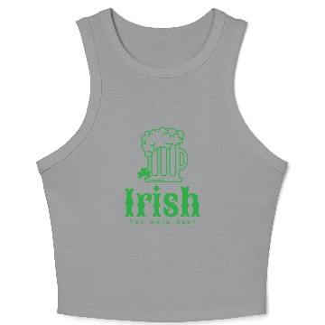 Discover St Patrick' day Irish Beer Crop Tank Top