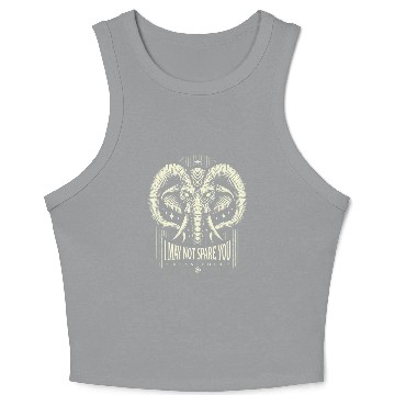 Discover Horned Elephant Crop Tank Top