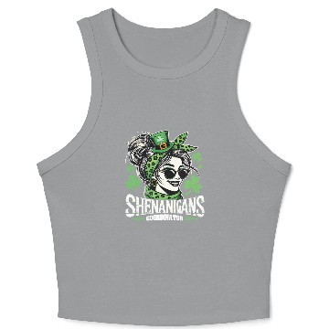 Discover St. Patrick's Day Shenanigans Coordinator Crop Tank Top