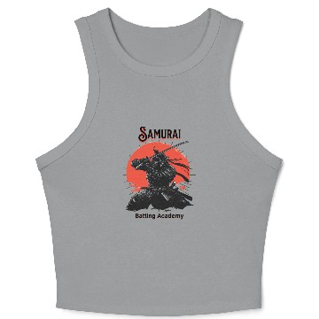 Discover Samurai batting academy Crop Tank Top