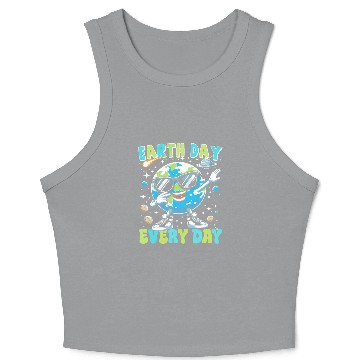 Discover Earth Day Every Day Crop Tank Top