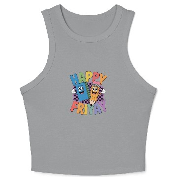 Discover Happy Friyay Weekend Weekend Feeling Crop Tank Top