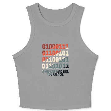 Discover Science Nerd Physics Student Jokes Geek Crop Tank Top