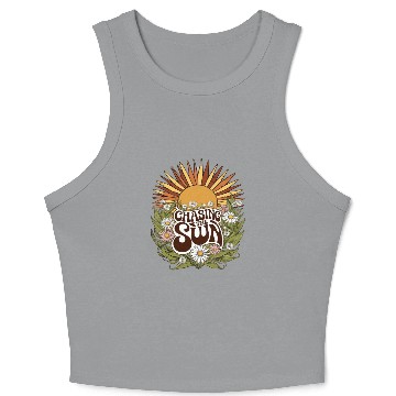 Discover Chasing the Sun Sunflower Crop Tank Top