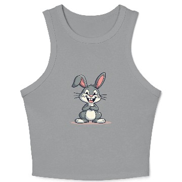 Discover Funny Easter Bunny Cute Bunny Easter Crop Tank Top