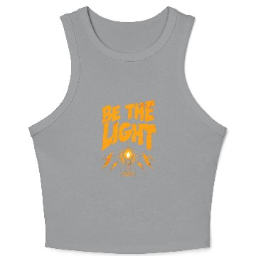 Discover Be The Light – Inspirational Lantern Design with P Crop Tank Top
