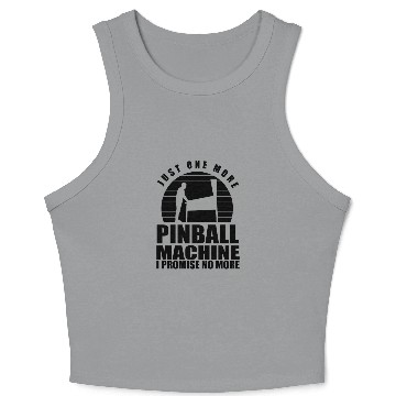 Discover Funny Pinball Player Flipper Pinballer Flipping Crop Tank Top