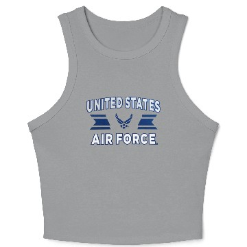 Discover US Air Force 17 Crop Tank Top