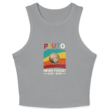 Discover Pluto Never Forget Tribute 1930-2006 Crop Tank Top