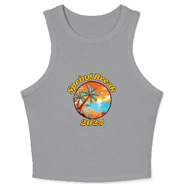 Discover Spring Break 2025 Crop Tank Top