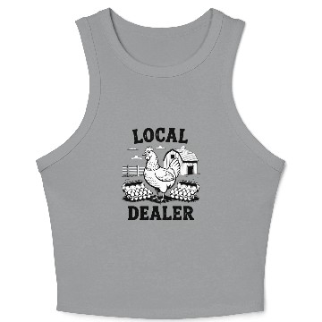 Discover Local Egg Dealer Easter Sunday Easter Egg Hunt Crop Tank Top