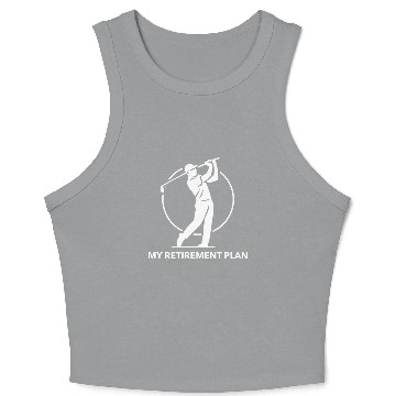 Discover My Retirement Plan Crop Tank Top